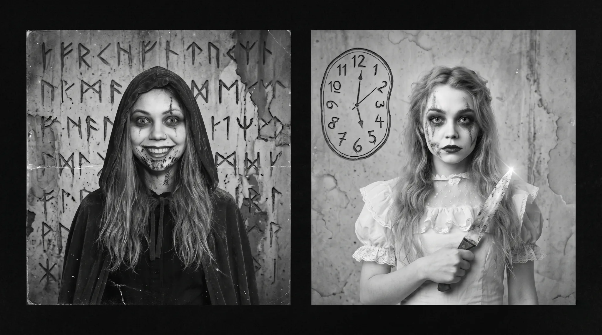 Alice and Pippa wanted poster artwork